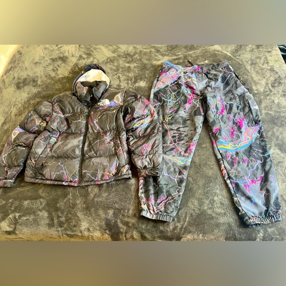 The North Face 1996 Retro Nuptse Jacket & Pants set Black'